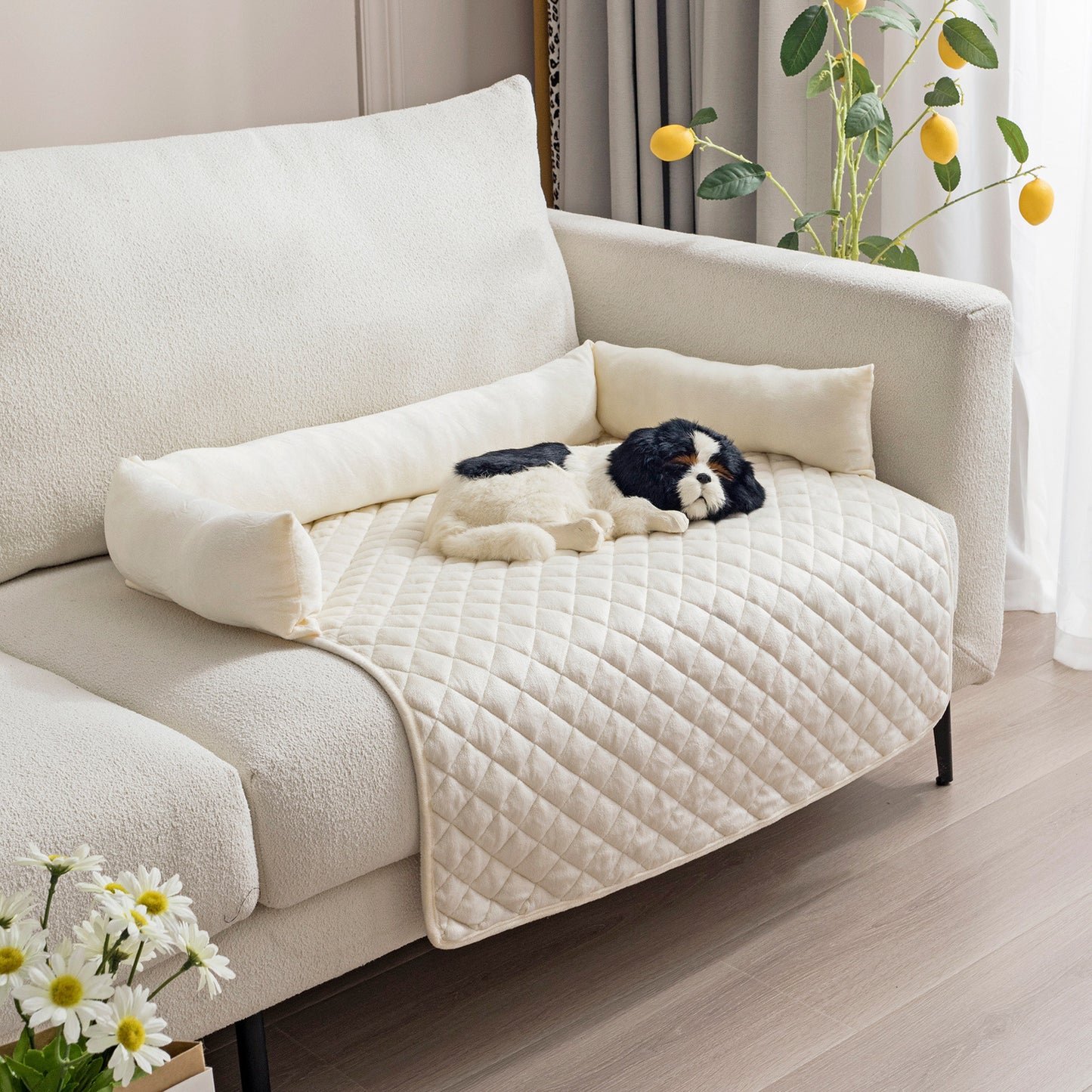 Comfortable Dog Sofa Bed Large Dog Cushion & Cat Bed Furniture Protector