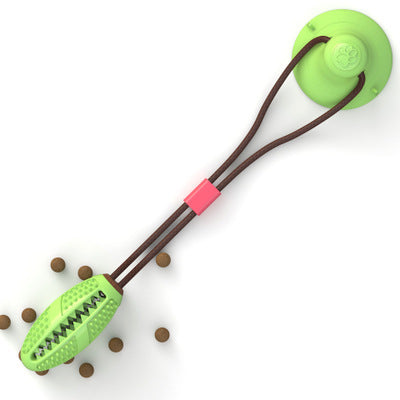Interactive Silicone Suction Cup Tug Dog Ball Toy Chew, Bite & Tooth Cleaning Pet Accessory