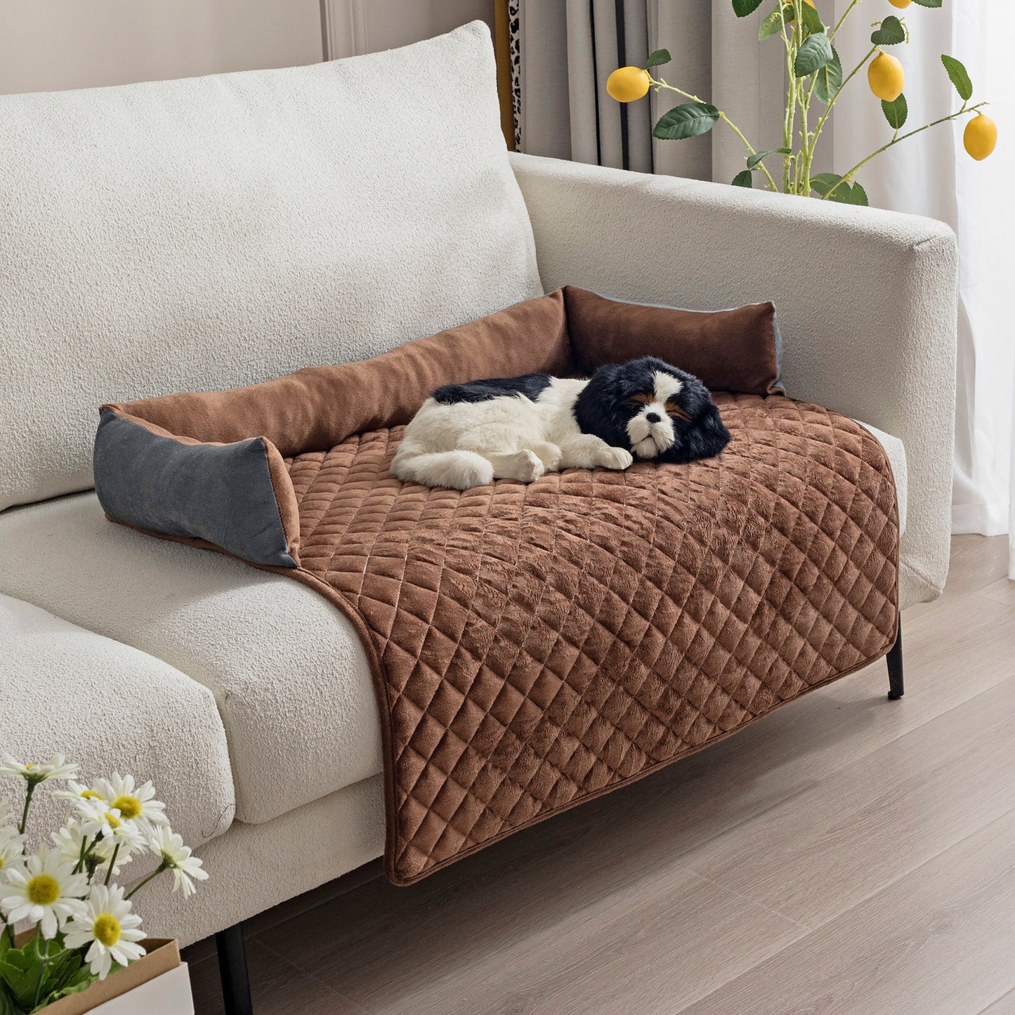 Comfortable Dog Sofa Bed Large Dog Cushion & Cat Bed Furniture Protector