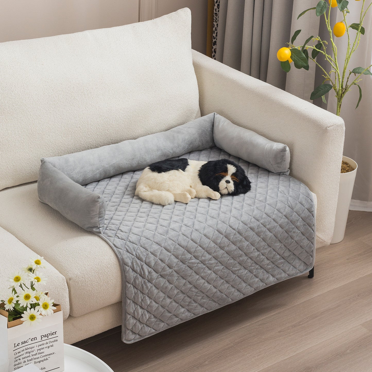 Comfortable Dog Sofa Bed Large Dog Cushion & Cat Bed Furniture Protector