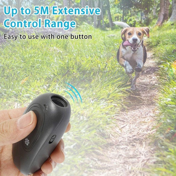 Ultrasonic dog repeller dog training device handheld