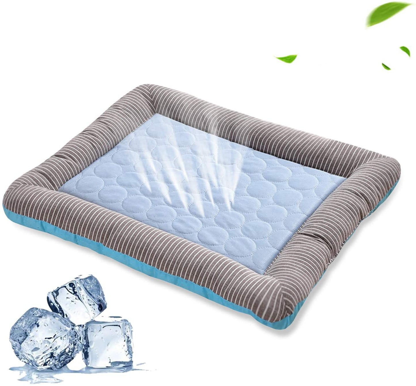 Cooling Pet Bed for Dogs & Cats Soft Ice Silk Mat for Summer Comfort