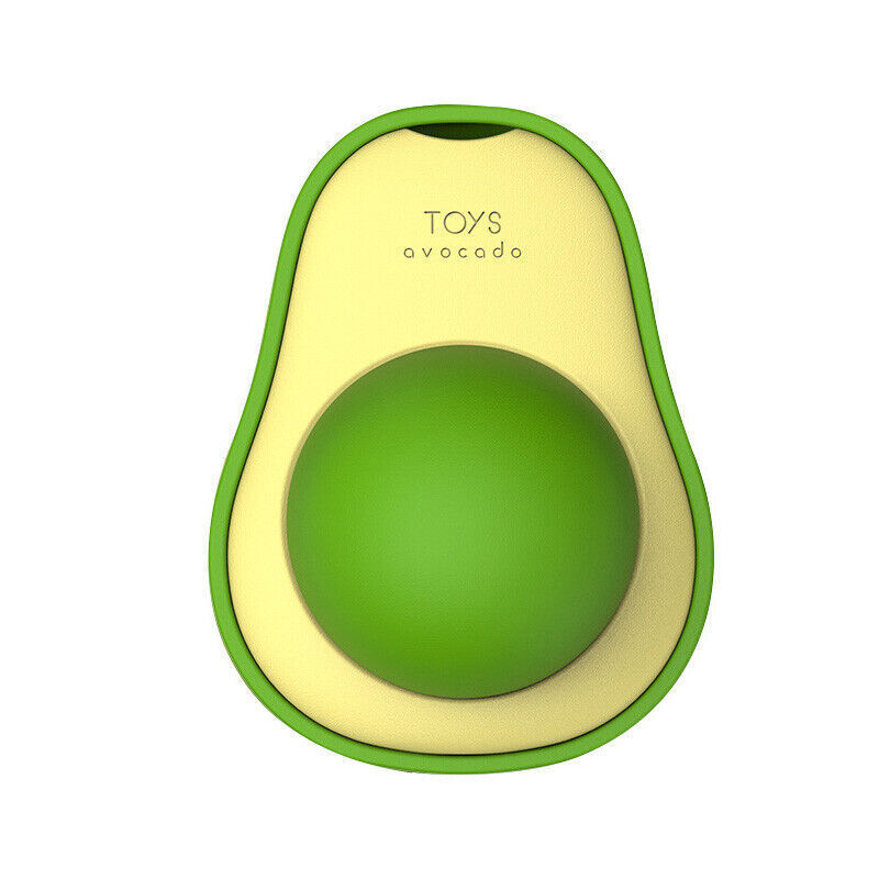Cute Avocado Catnip Toy Interactive Teeth Cleaning & Mint Ball for Cats