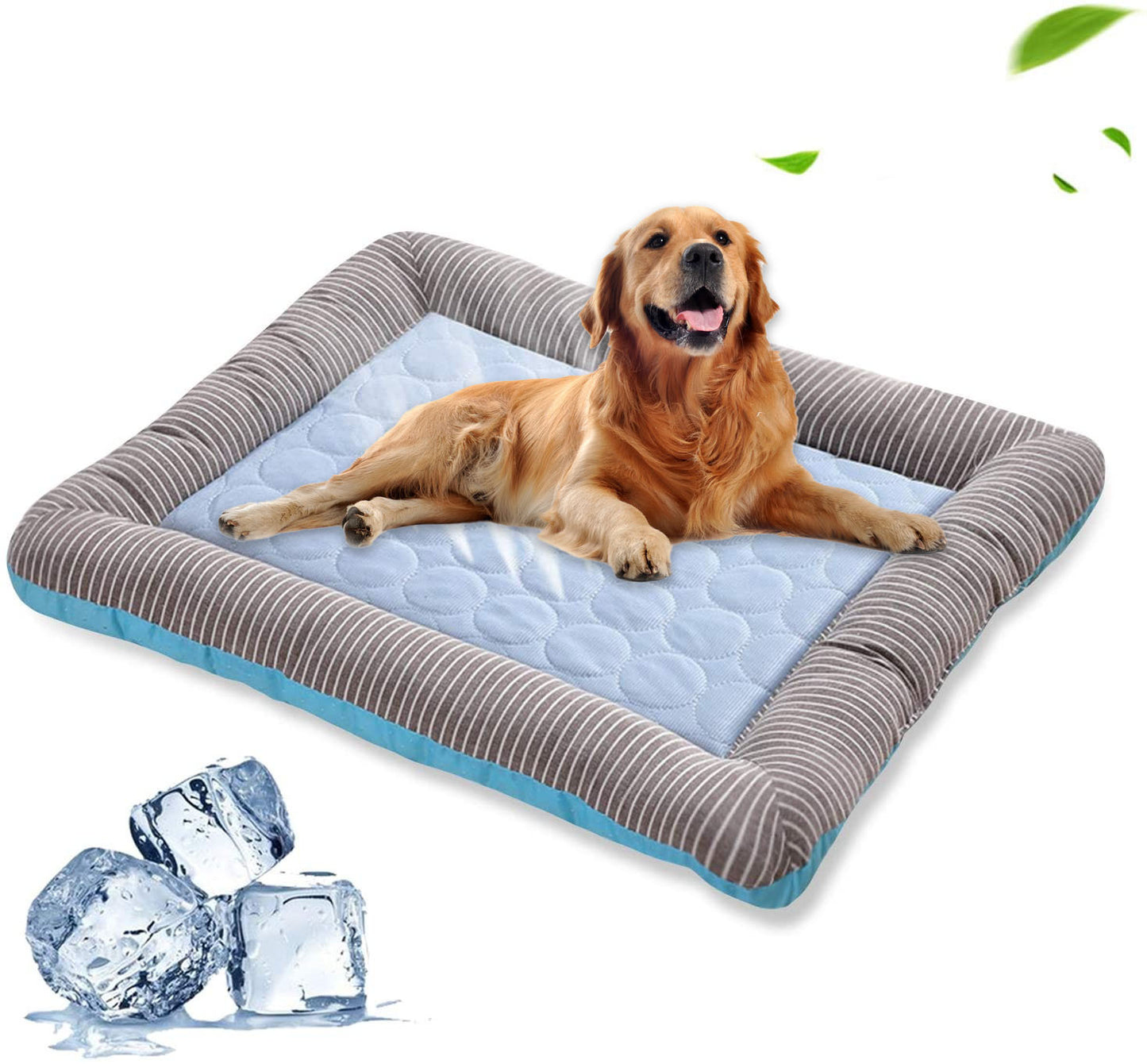 Cooling Pet Bed for Dogs & Cats Soft Ice Silk Mat for Summer Comfort