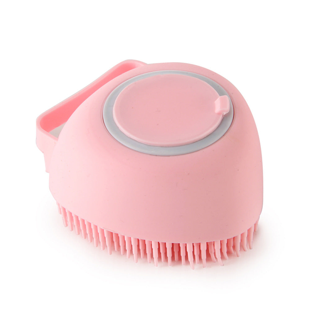 Silicone Dog Bath Gloves Massage Brush & Shampoo Applicator for Dogs & Cats Grooming