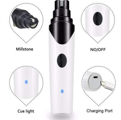 Pet Dog & Cat Pencil Sharpener Electric Nail Clippers for Easy Nail Cleaning & Grooming