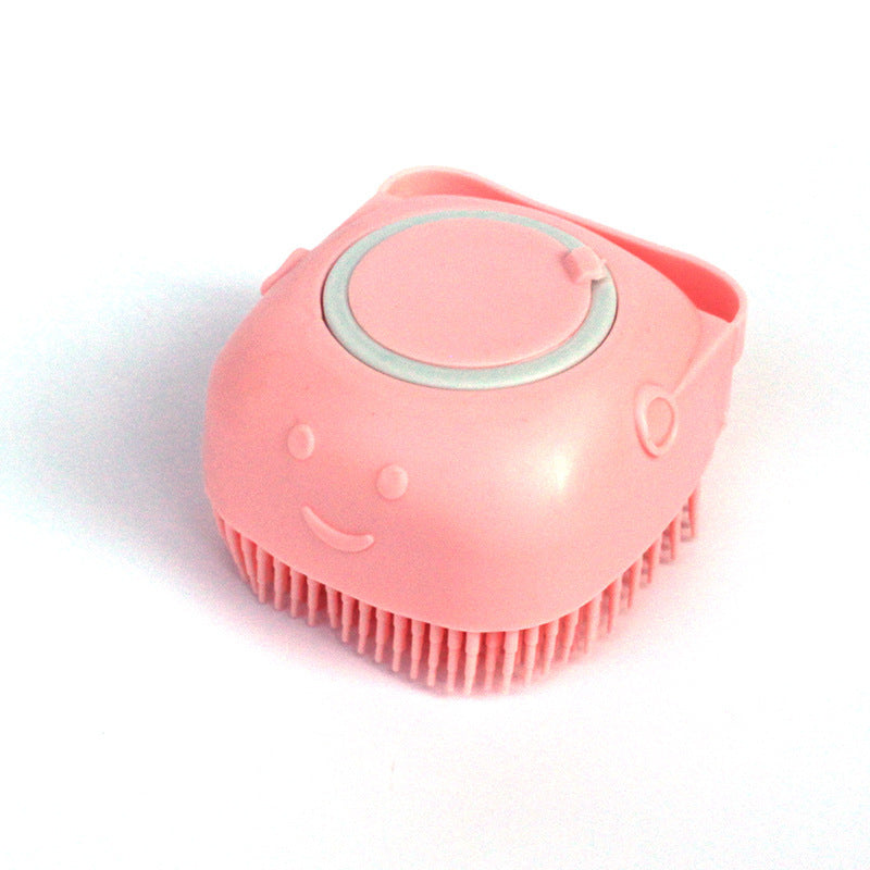 Silicone Dog Bath Gloves Massage Brush & Shampoo Applicator for Dogs & Cats Grooming