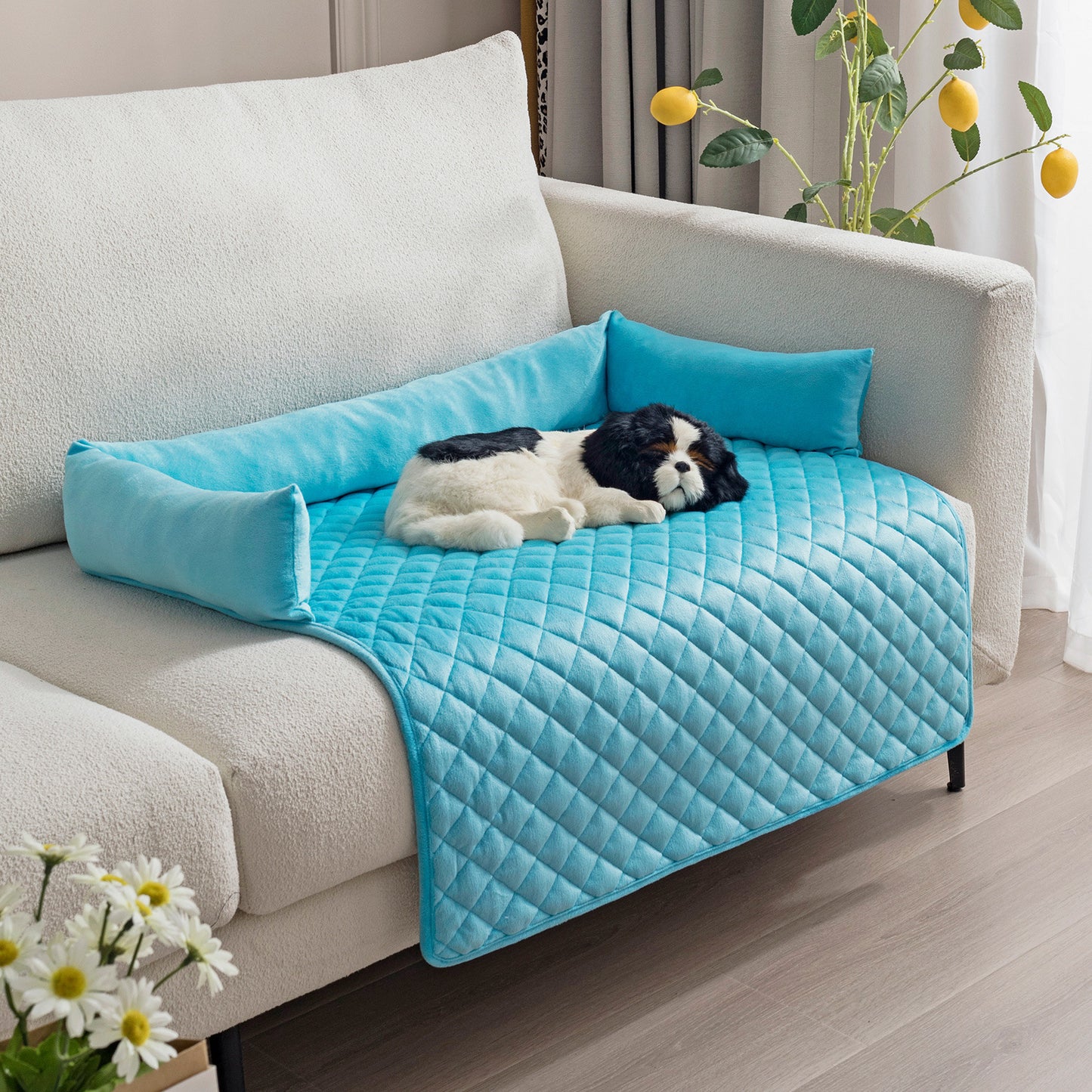 Comfortable Dog Sofa Bed Large Dog Cushion & Cat Bed Furniture Protector