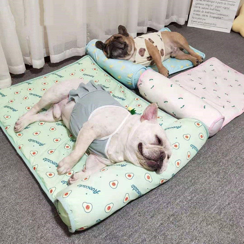 Cool Dog Mat & Cat Bed Summer Cooling Blanket, Washable & Portable