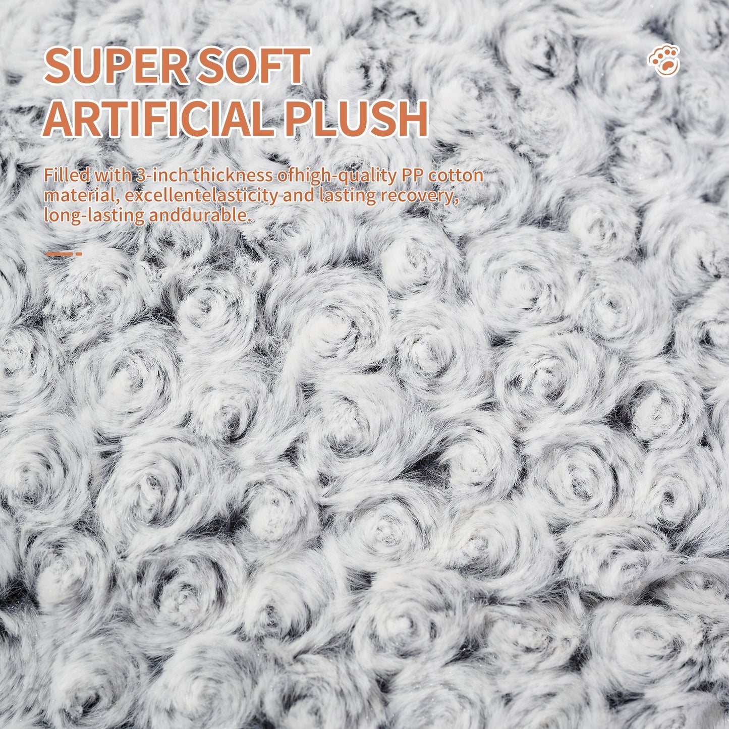 Soft Rose Velvet Dog Bed Thickened, Washable & Fluffy Pet Mat
