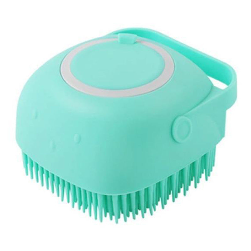 Silicone Dog Bath Gloves Massage Brush & Shampoo Applicator for Dogs & Cats Grooming