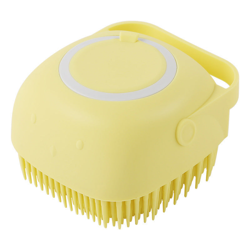 Silicone Dog Bath Gloves Massage Brush & Shampoo Applicator for Dogs & Cats Grooming
