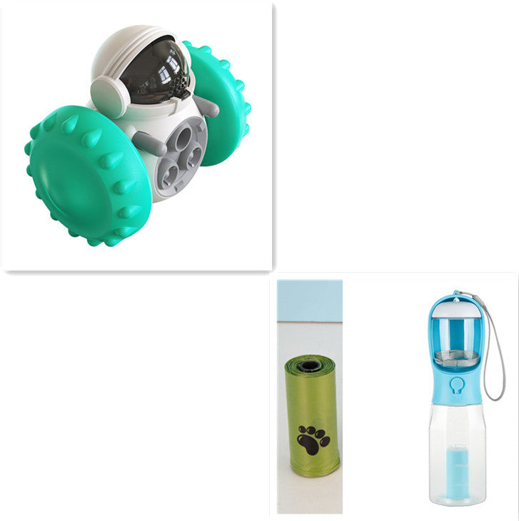 Smart Interactive Cat & Dog Toy Multifunctional Slow Feed Balance Car for Fun & Development