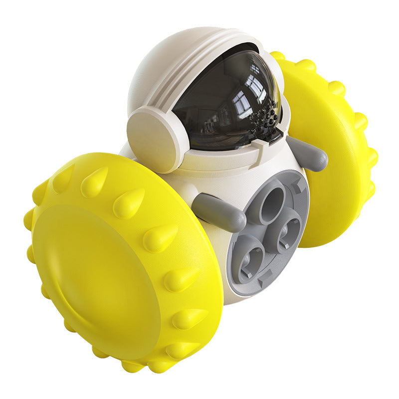 Smart Interactive Cat & Dog Toy Multifunctional Slow Feed Balance Car for Fun & Development