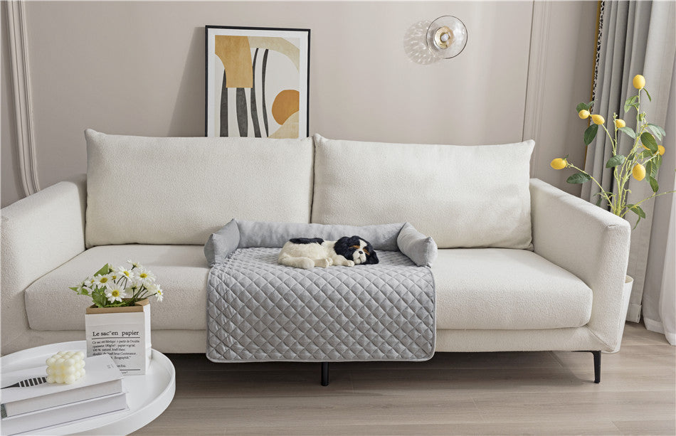 Comfortable Dog Sofa Bed Large Dog Cushion & Cat Bed Furniture Protector
