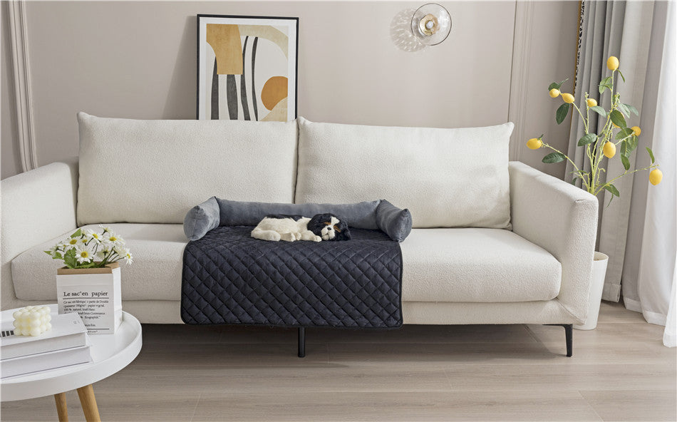 Comfortable Dog Sofa Bed Large Dog Cushion & Cat Bed Furniture Protector